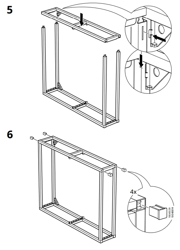 IKEA ENHET Wall Frame with Shelf Anthracite - Fig 7