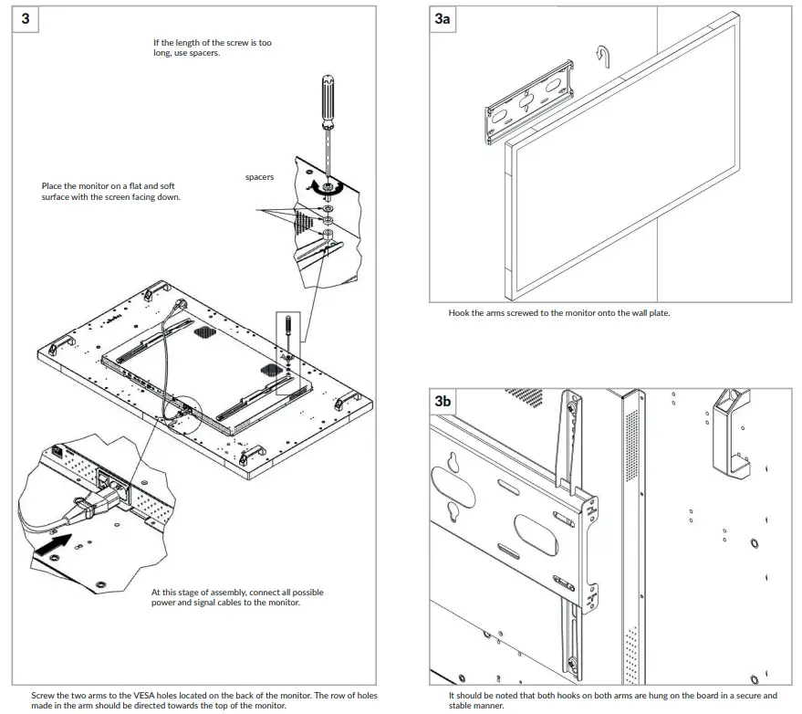 iiyama MDWM6080 Monitors - back plate 3
