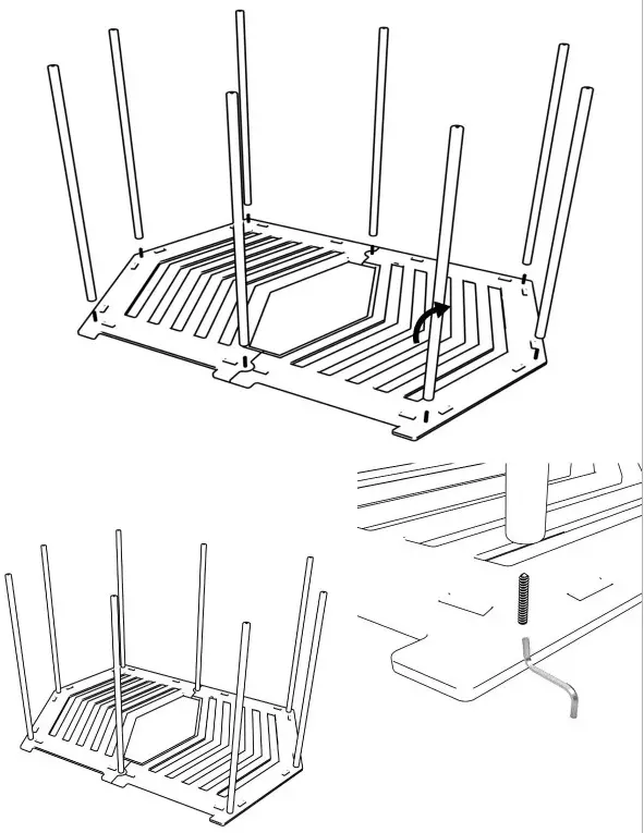 WLO Hexxon Crate Series Walnut and Ivory Hexxon Modern Dog Crate - fig 2