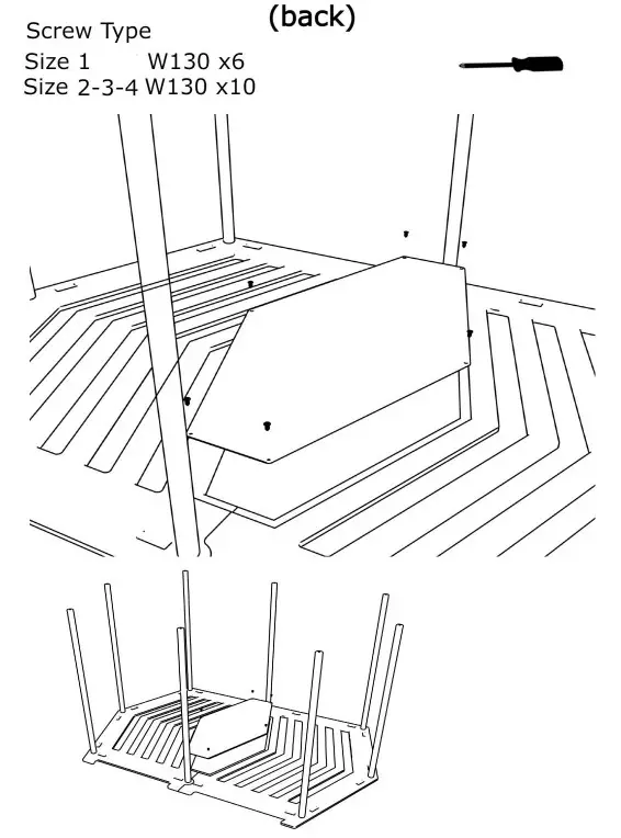 WLO Hexxon Crate Series Walnut and Ivory Hexxon Modern Dog Crate - fig 3