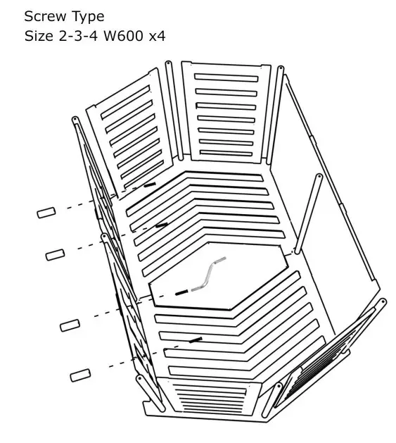 WLO Hexxon Crate Series Walnut and Ivory Hexxon Modern Dog Crate - fig 6