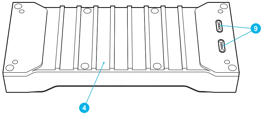 lab599 BP 500 Battery Pack - Bottom view