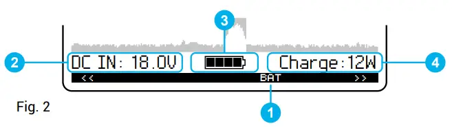 lab599 BP 500 Battery Pack - CHARGE LEVEL CONTROL
