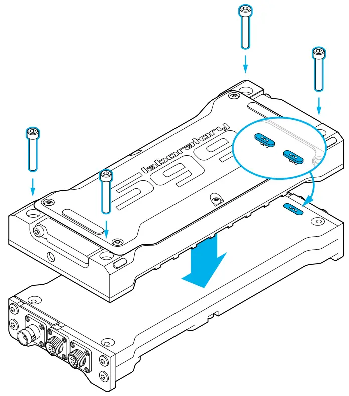 lab599 BP 500 Battery Pack - contact pads