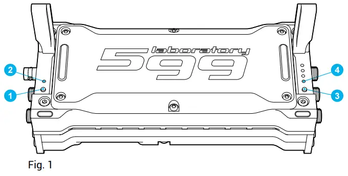 lab599 BP 500 Battery Pack - power indicator
