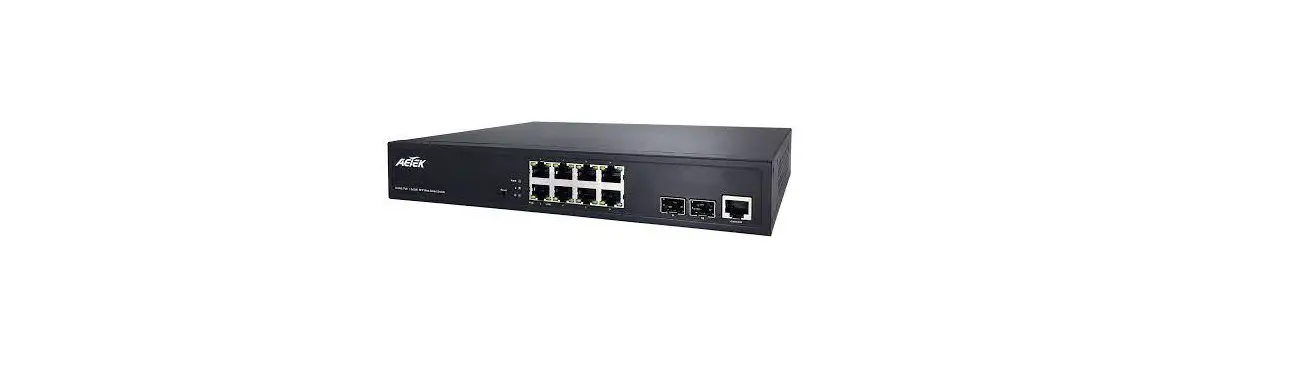 Aetek C51-082-30-130 Managed Smart Gigabit Ethernet Poe+ Switch Installation Guide Aetek C51-082-30-130 Managed Smart Gigabit Ethernet Poe+ Switch Installation Guide
