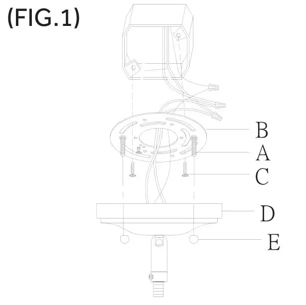 SIGNATURE HARDWARE 440581 Milford During Colgante Hanging Light - Figure 1