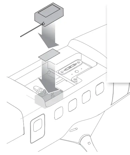 HORIZON EFL300500 Twin Otter 1.2m BNF Basic - Receiver