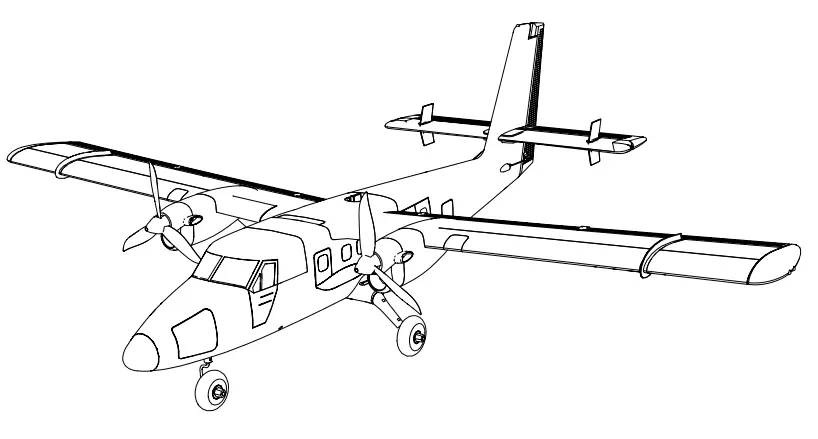 HORIZON EFL300500 Twin Otter 1.2m BNF Basic