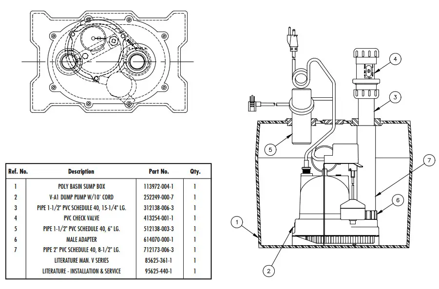 PENTAIR V A1 118 Hydromatic Hide Away System - fig 2