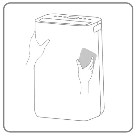 Cleaning the dehumidifier