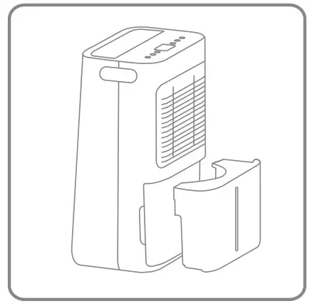 Cleaning the dehumidifier