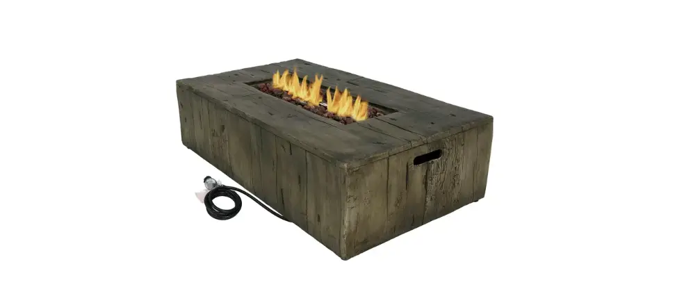 Sunnydaze Hsyfmp5a009n5 Modern Rectangular Propane Fire Pit Table Owner's Manual
