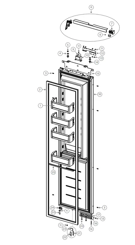 FISHER PAYKEL RS4621FLJK2 Vertical Freezer