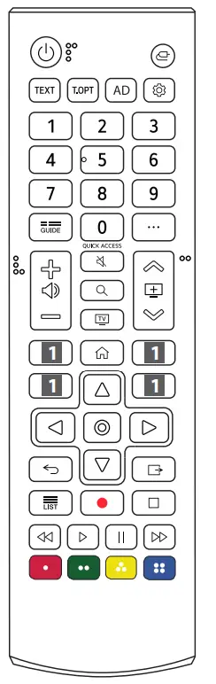 LG 55UR73 55 Inch 4K LED TV - Remote