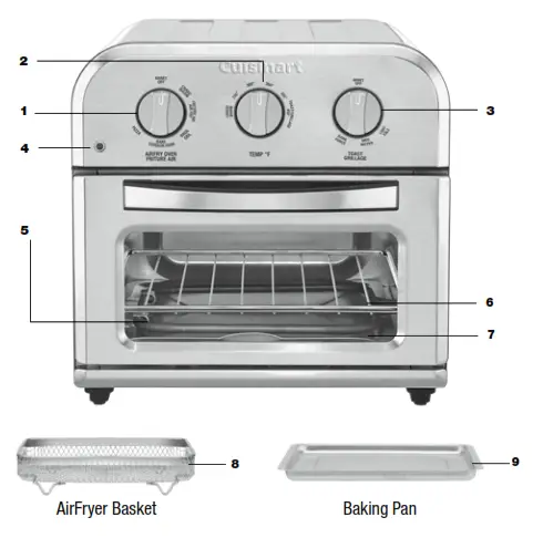 Cuisinart TOA 26C Series Compact AirFryer Toaster Oven - BENEFITS