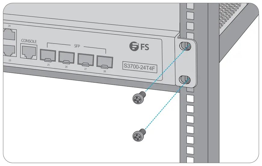 FS S3700 24T4F Switch Full Gigabit Access Switch - Rack Mounting1