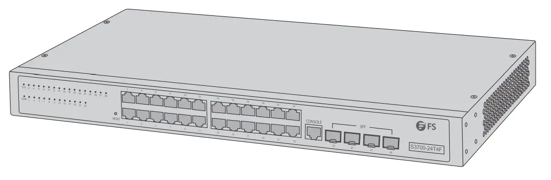 FS S3700 24T4F Switch Full Gigabit Access Switch