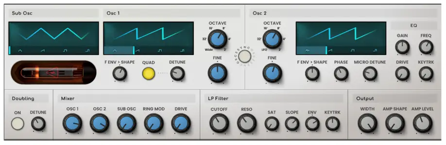 Air Music Tech 1 0 Tubesynth - Synth Controls