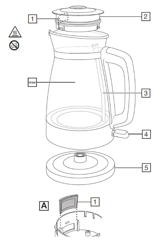 Russell Hobbs 26080-70 Classic Glass Kettle - fig