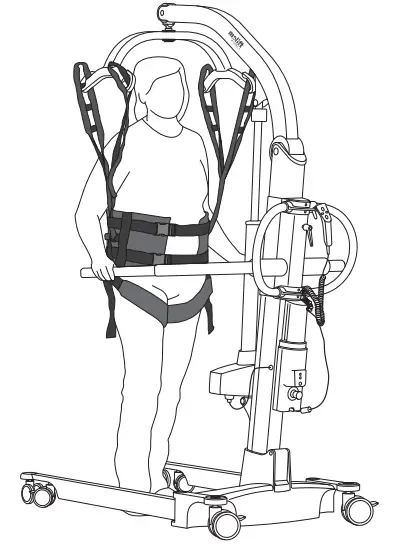 Supporting arms (optional)