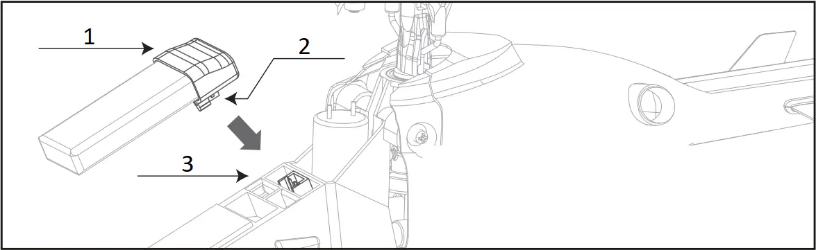 E sky 150 V3 Series - Install and Remove the Flight Battery 2
