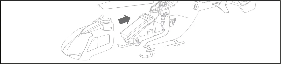 E sky 150 V3 Series - Install and Remove the Flight Battery 3