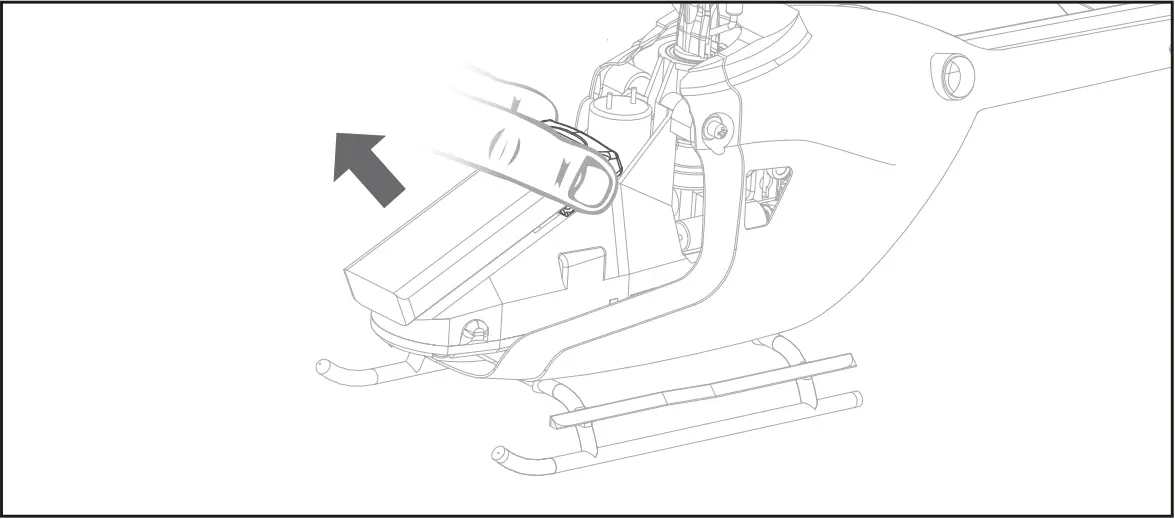 E sky 150 V3 Series - Install and Remove the Flight Battery 4