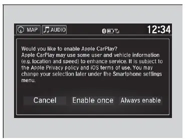 HONDA MY22 Apple CarPlay Audio System fig-2