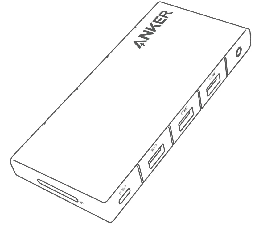 ANKER 364 USB-C Dual 4K HDMI Hub