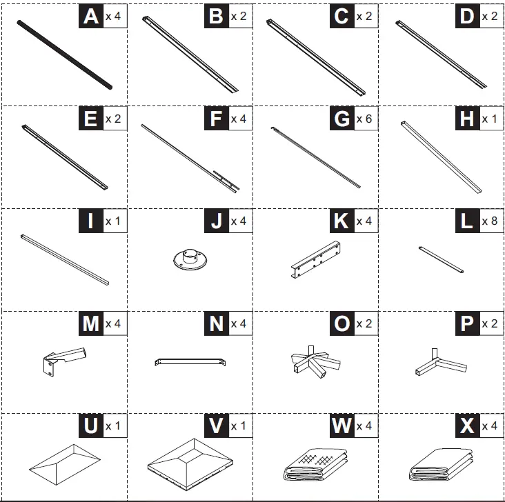 Outsunny-01-0879 2-Tier-Metal-Garden-Gazebo-and-Curtains-02