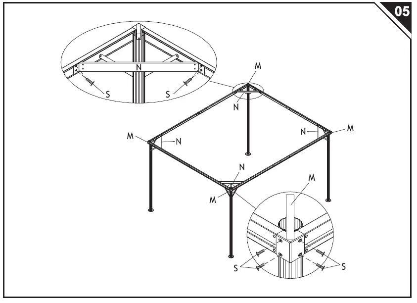 Outsunny-01-0879 2-Tier-Metal-Garden-Gazebo-and-Curtains-07
