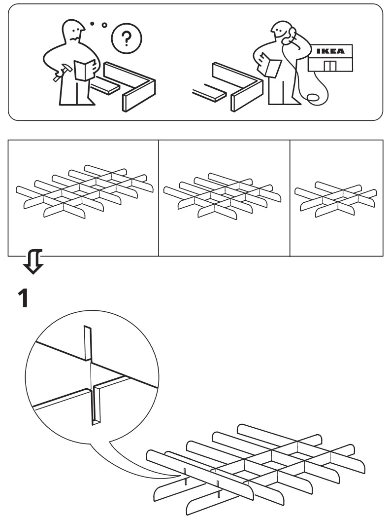 IKEA 892 278 73 KOMPLEMENT Divider for Pull Out Tray - Feager