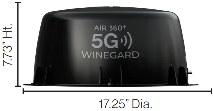 WINEGARD AR2 5G1 Air 360 Plus 5G HDTV Antenna - Specifications