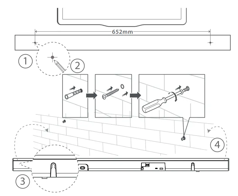 Wall Mounting (if using option-B)