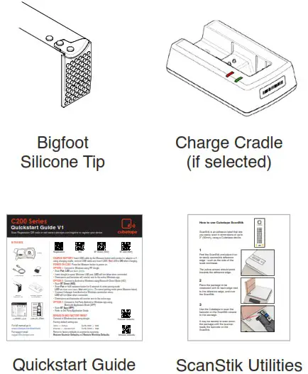 cubetape C200 Series Compact Dimensioning Device - IN THE BOX 2