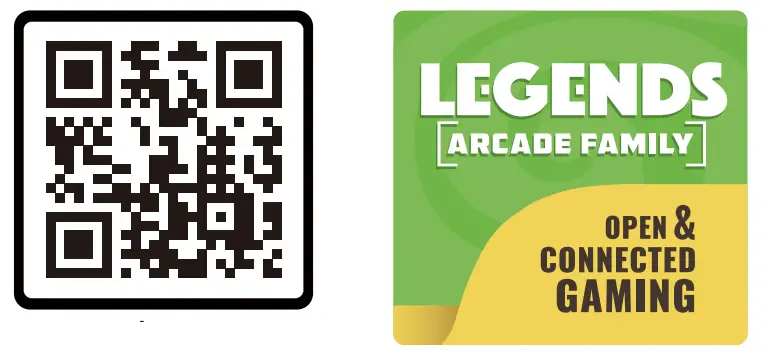 ATGAMES ALU 1.1 Legends BitLCD Marquee - Qr Code