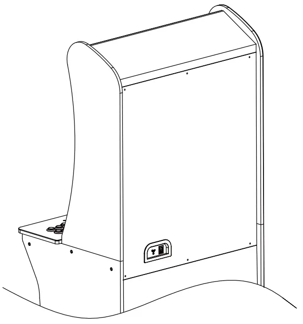 ATGAMES ALU 1.1 Legends BitLCD Marquee - Reinstall the back panel door