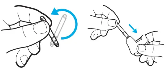 To replace your wax guards: