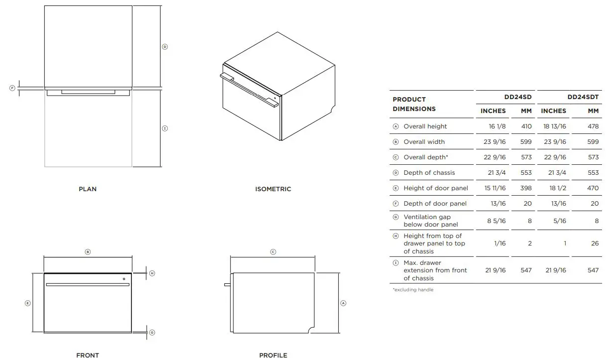 FISHER-PAYKEL-DD24SA9-Built-Under-Single-DishDrawer-Dishwasher-fig-5