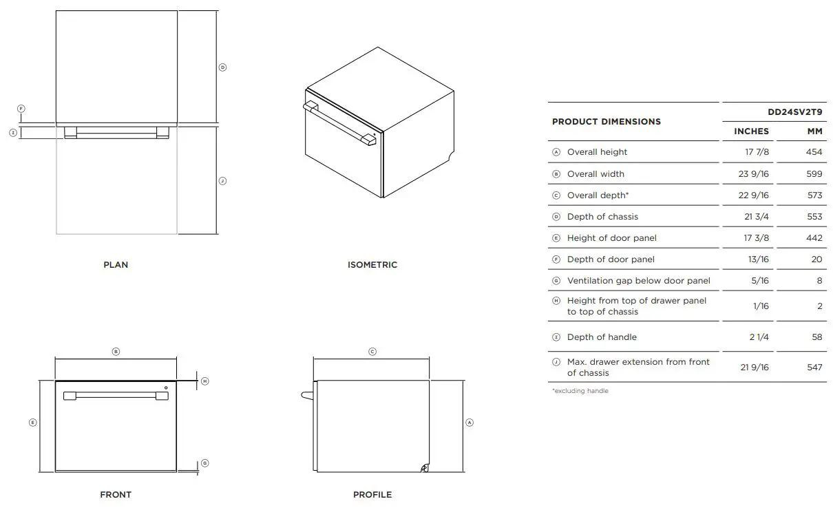 FISHER-PAYKEL-DD24SA9-Built-Under-Single-DishDrawer-Dishwasher-fig-7