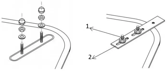 better bathrooms BeBa 28434 Bath with Metal Feet A8a