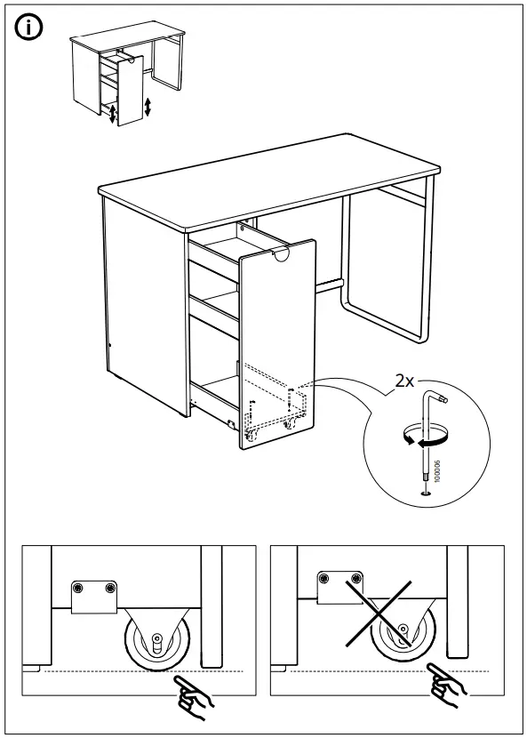 IKEA-LÄRANDE-Desk-with-Pull-Out-Storage-Unit-fig-23