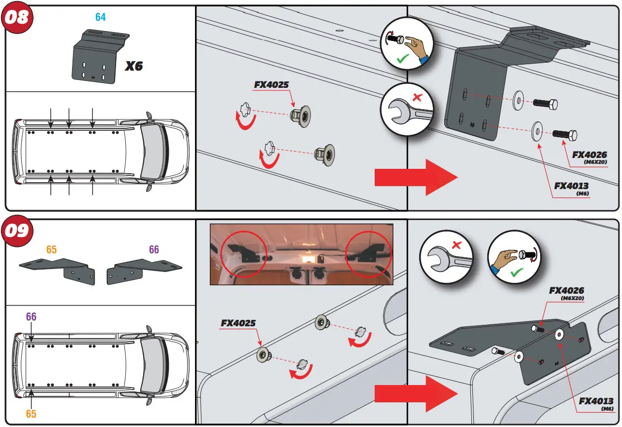 VAN GUARD VGUR 245 ULTI Rack L3 H2 Twin Door Roof Rack - fig 6