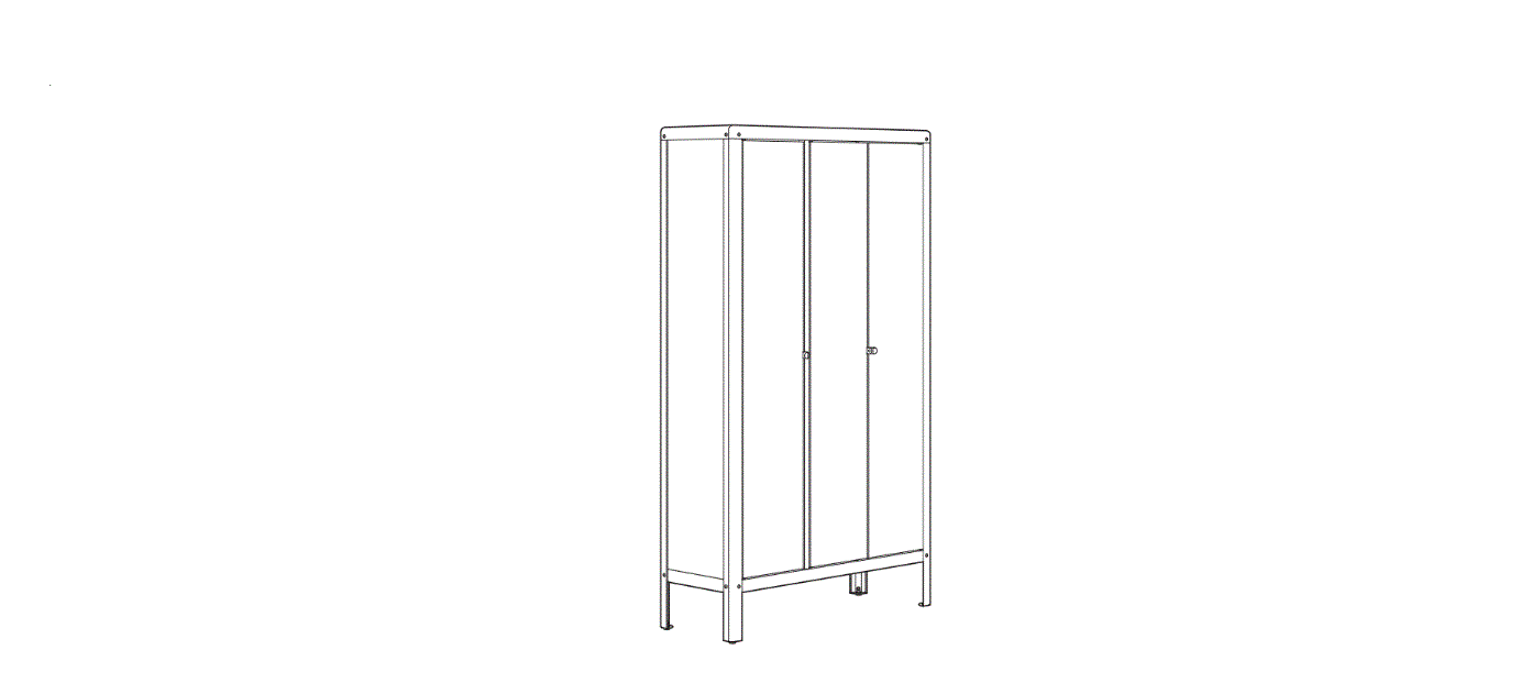 Ikea Aa-2136128-6 Kolbjörn Cabinet In Outdoor Beige Instruction Manual