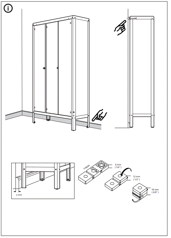 IKEA AA-2136128-6 KOLBJÖRN Cabinet in Outdoor Beige-fig20