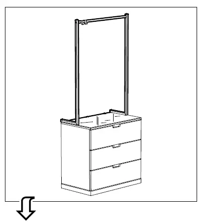 IKEA-NORDLI-Chest-of-8-Drawers-Add-on-Clothes-Rail-16