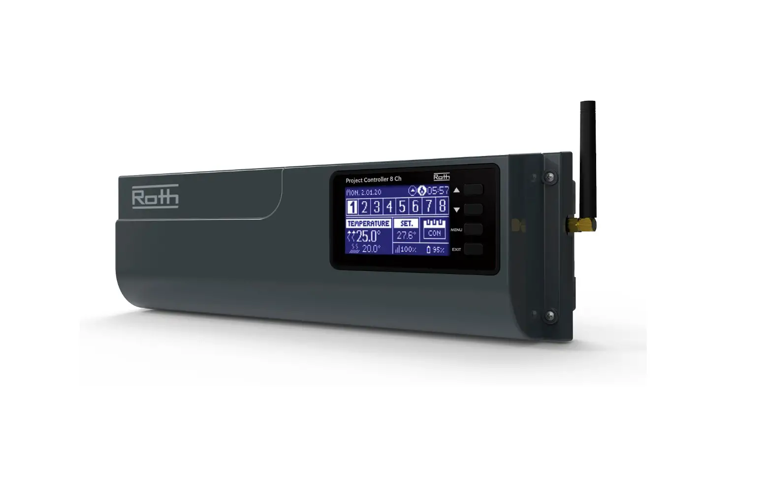 Roth 7466275430 Touchline Pl Controller 8 Channels Instructions