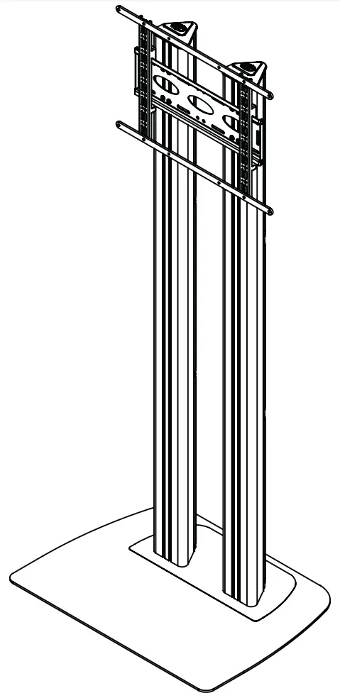 BTECH BT8583 Large Flat Screen Twin Column Floor Stand