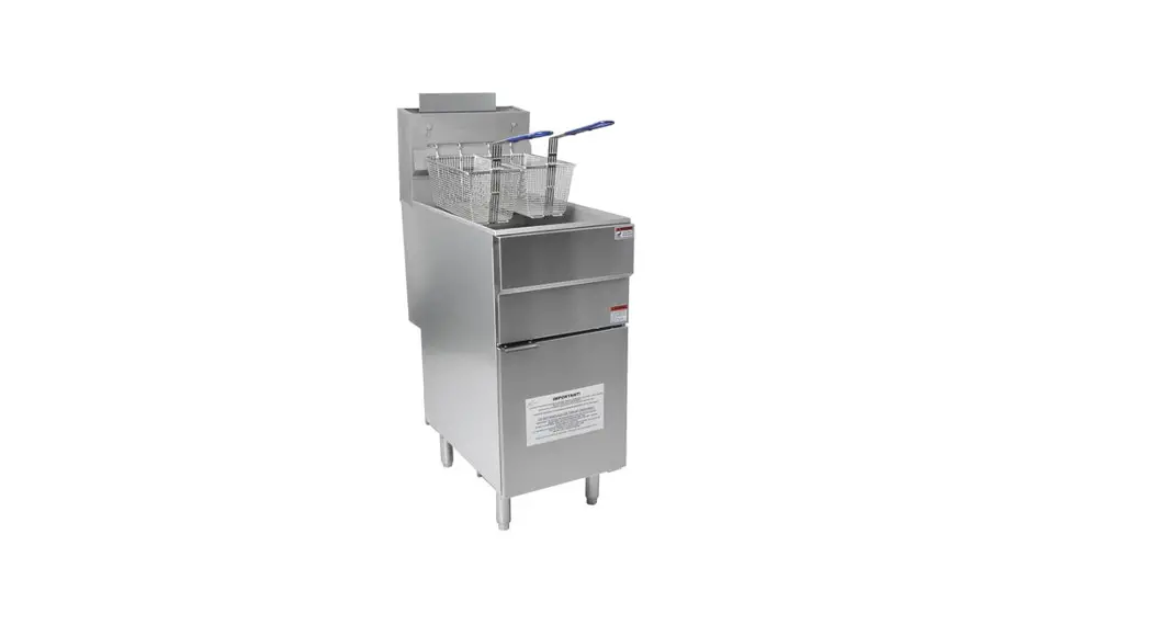Hamoki Gf90 Floor Standing Single Tank Gas Fryer Instruction Manual Hamoki Gf90 Floor Standing Single Tank Gas Fryer Instruction Manual
